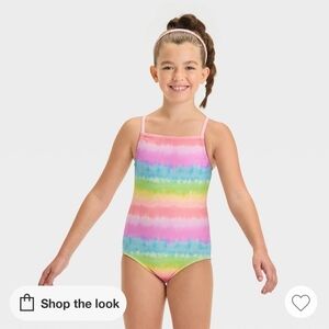 Cat & Jack Kids Rainbow One Piece Swimsuit